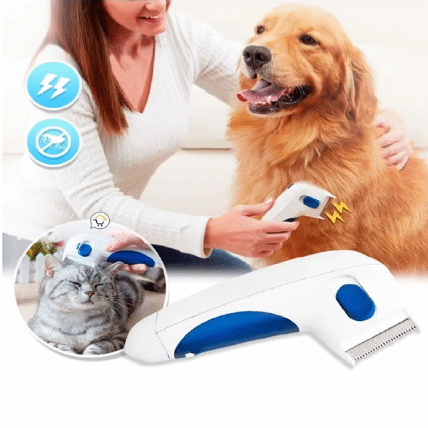 Peine Electrónico Flea Doctor – Elimina Pulgas sin Químicos, sin Dolor