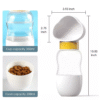 Botella Portátil 2 en 1 para Perros – Agua y Comida en un Solo Lugar