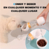 Botella Portátil 2 en 1 para Perros – Agua y Comida en un Solo Lugar
