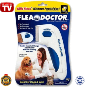 Peine Electrónico Flea Doctor – Elimina Pulgas sin Químicos, sin Dolor