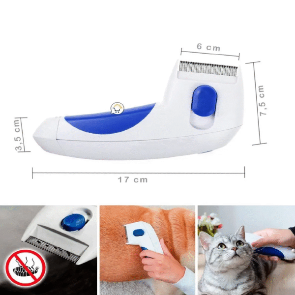 Peine Electrónico Flea Doctor – Elimina Pulgas sin Químicos, sin Dolor